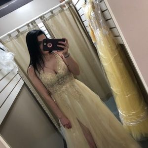 Yellow/Gold Prom Dress